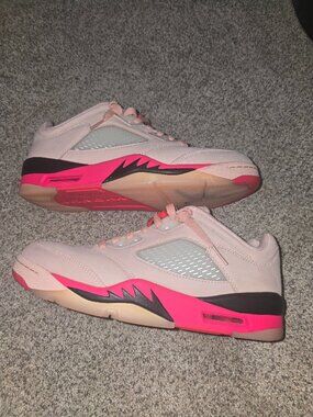 Womens Air Jordan 5 Retro Low Arctic Orange Siren Red Black Size 9 DA8016 806